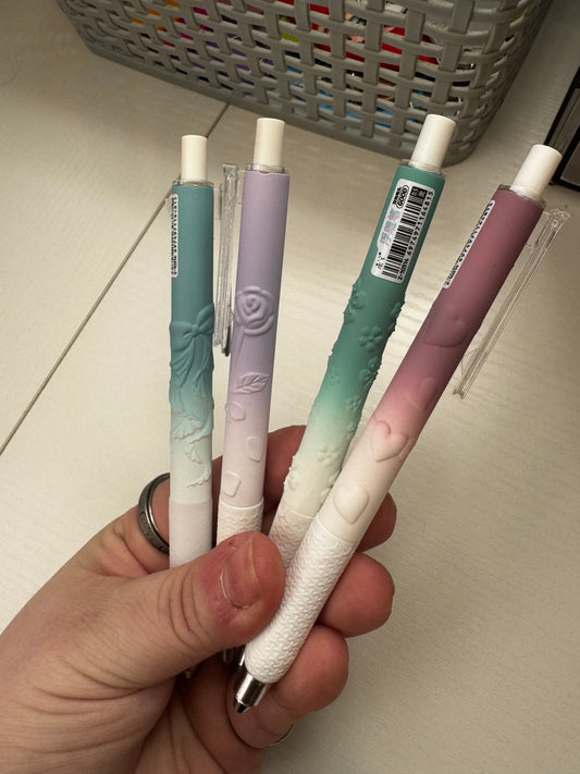 Embossed Neutral Pens
