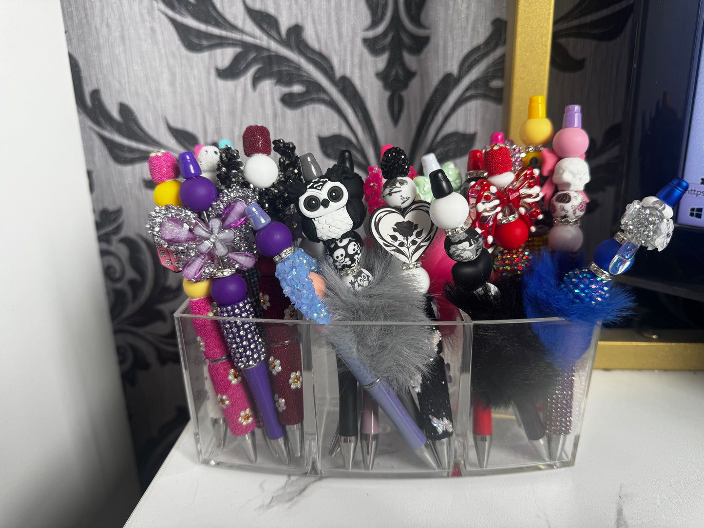 Large Beaded Pen | Handmade Made-to-Order