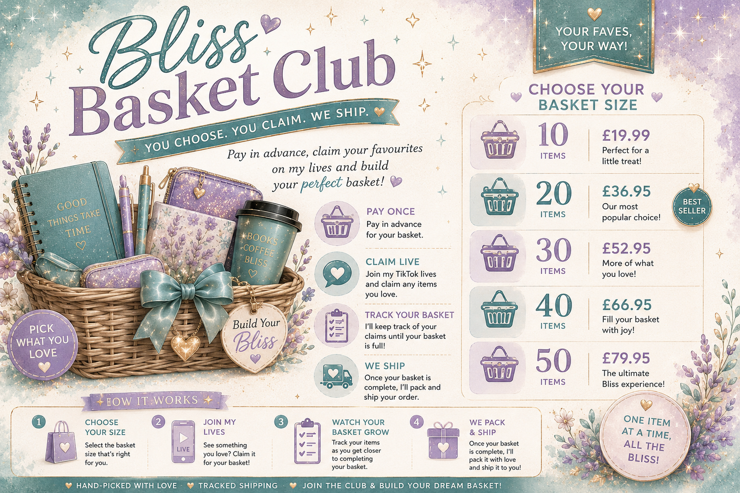 Bliss Basket Club - Open Basket