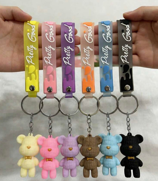 Pretty Good Bear Keychain 🧸✨