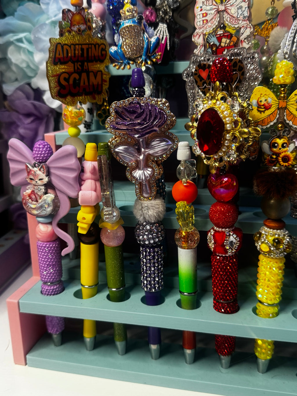 Beaded Statement Pen – Standard or XL | Handmade Made-to-Order Pen
