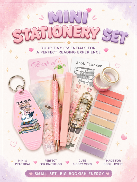 Mini stationary Set | 10 Reading Accessories