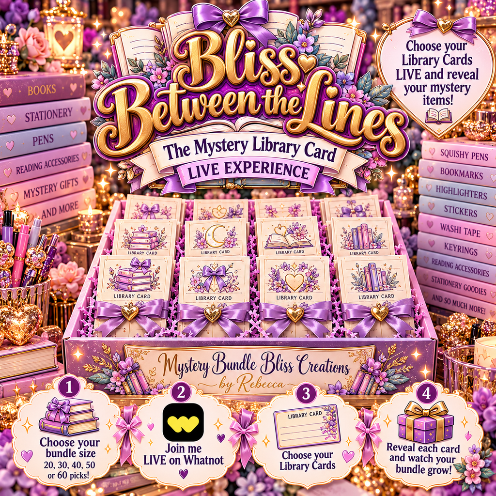 💜 Bliss Between the Lines – The LIVE Library Card Mystery Experience